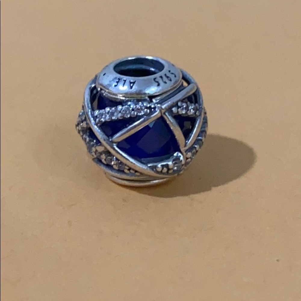 New Pandora Blue Galaxy Charm , 100% Authentic. - Picture 7 of 7